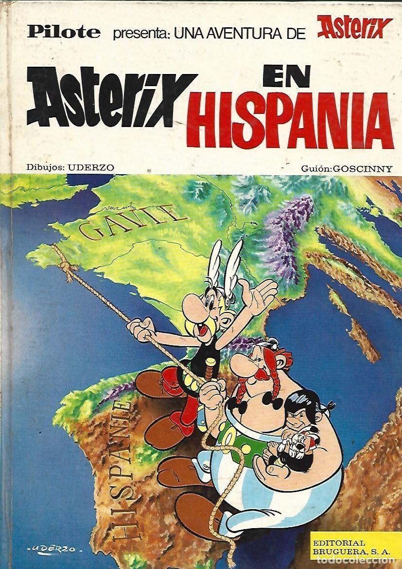 Tebeos: Asterix en hispania, 1970, Bruguera, primera edici&oacute;n, buen estado