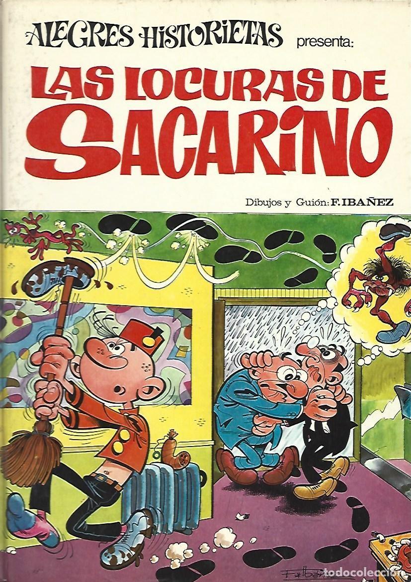 Tebeos: Alegres historietas, 6: las locuras de Sacarino, 1971, Bruguera, primera edici&oacute;n, muy buen estado