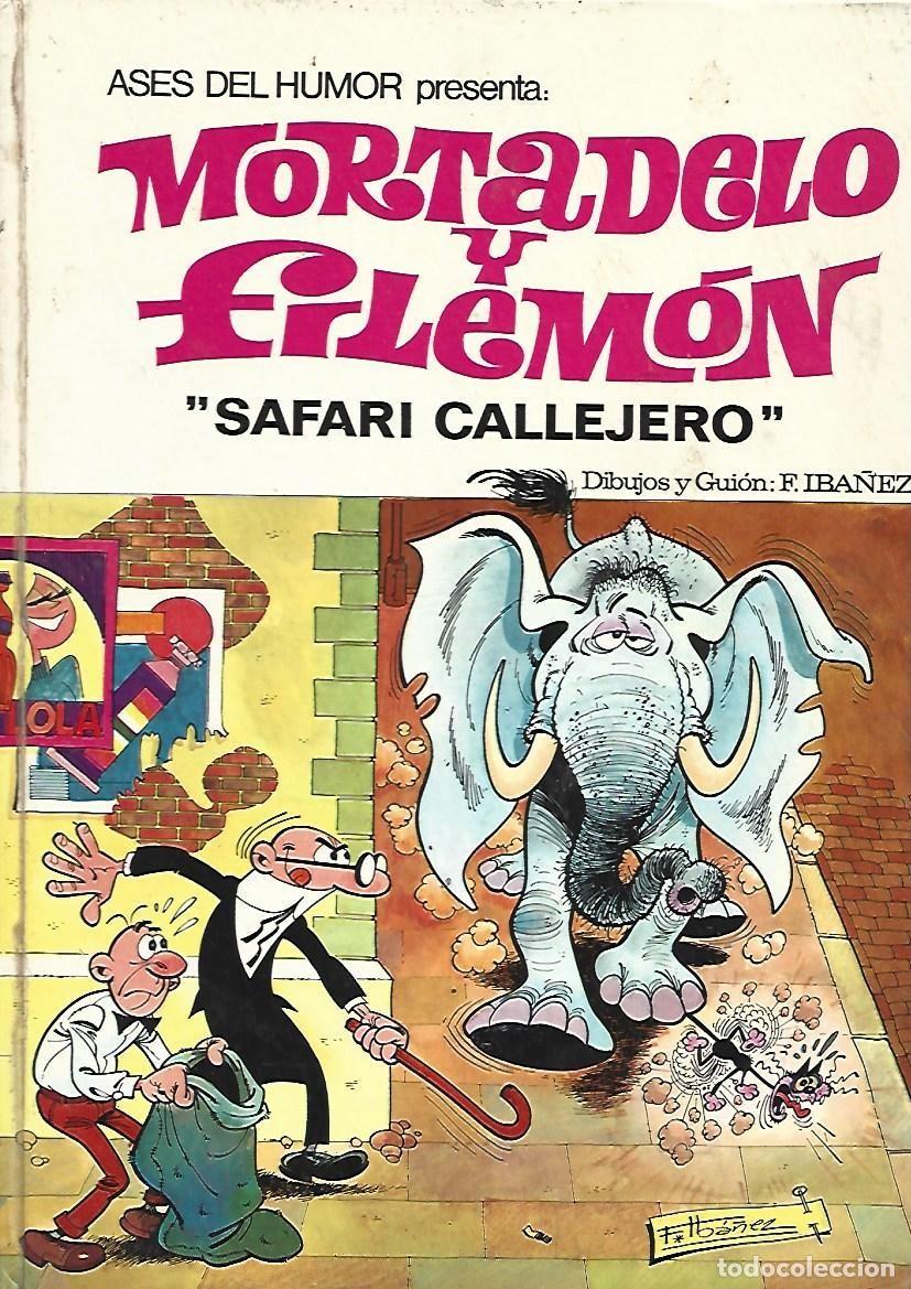 Tebeos: Ases del humor 3: Mortadelo y Filem&oacute;n, safari callejero, 1970, Bruguera primera edici&oacute;n, buen estado