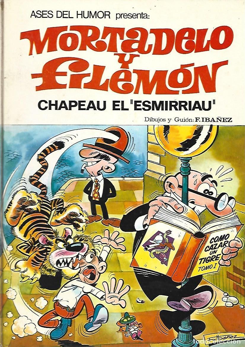 Tebeos: Ases del humor 7, Mortadelo y Filem&oacute;n: Chapeau el esmirriau, 1971, Bruguera, primera edici&oacute;n, muy bu