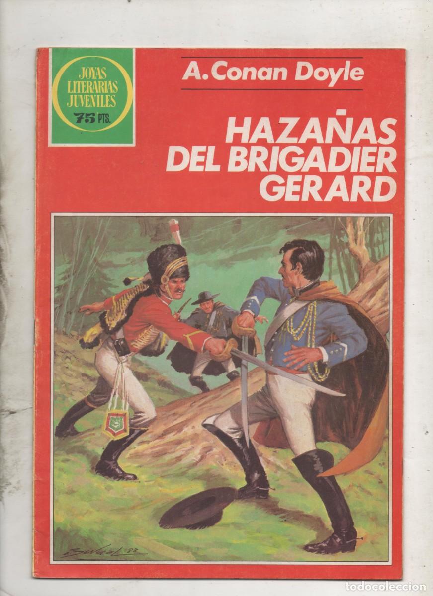 Tebeos: JOYAS LITERARIAS JUVENILES . HAZA&Ntilde;AS DEL BRIGADIER GERARD N&ordm; 267 . BRUGUERA . - E4