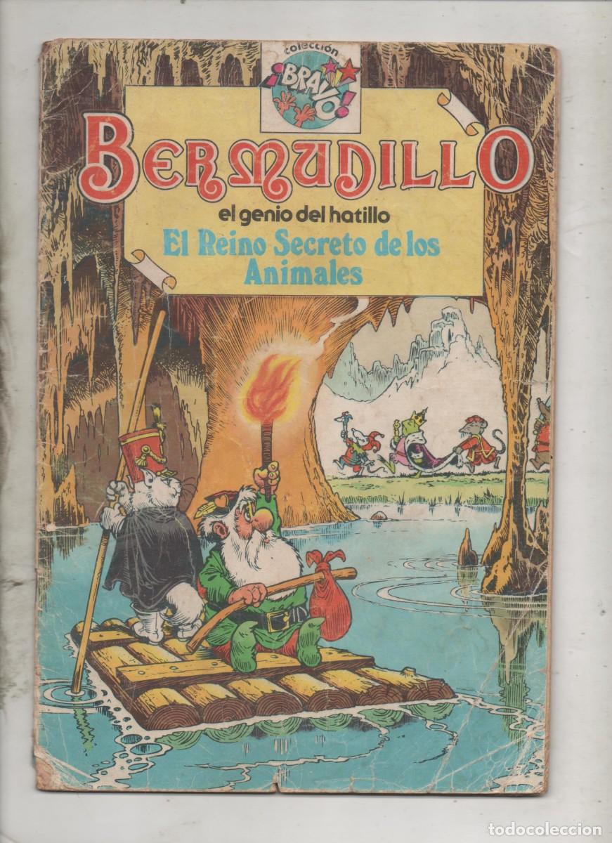 Tebeos: BERMUDILLOEL GENIO DEL HATILLO N&ordm; 2 . EL REINO SECRETO DE LOS ANIMALES .BRUGUERA - E4