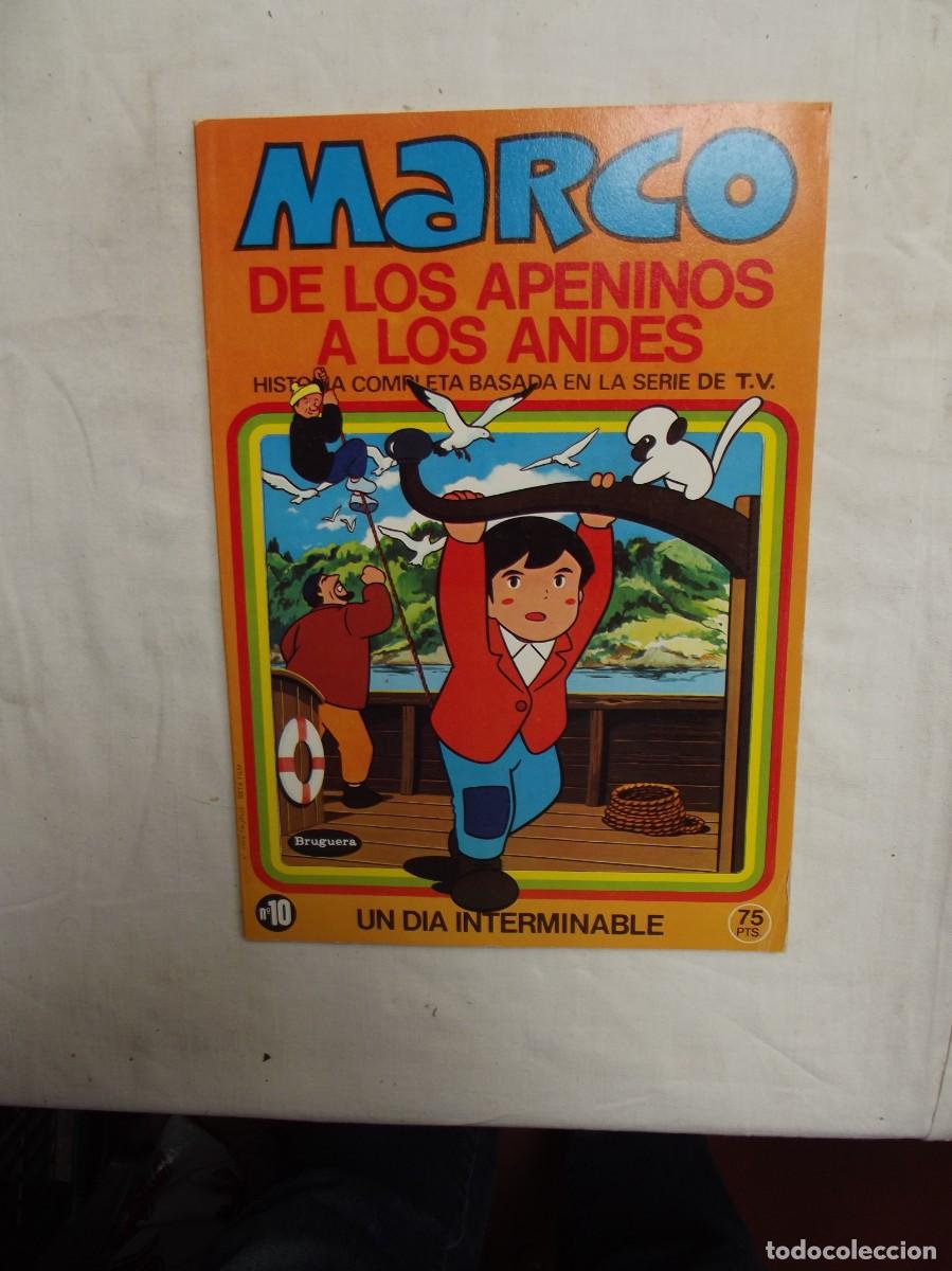 Tebeos: MARCO DE LOS APENINOS A LOS ANDES N&ordm; 10 UN DIA INTERMINABLE