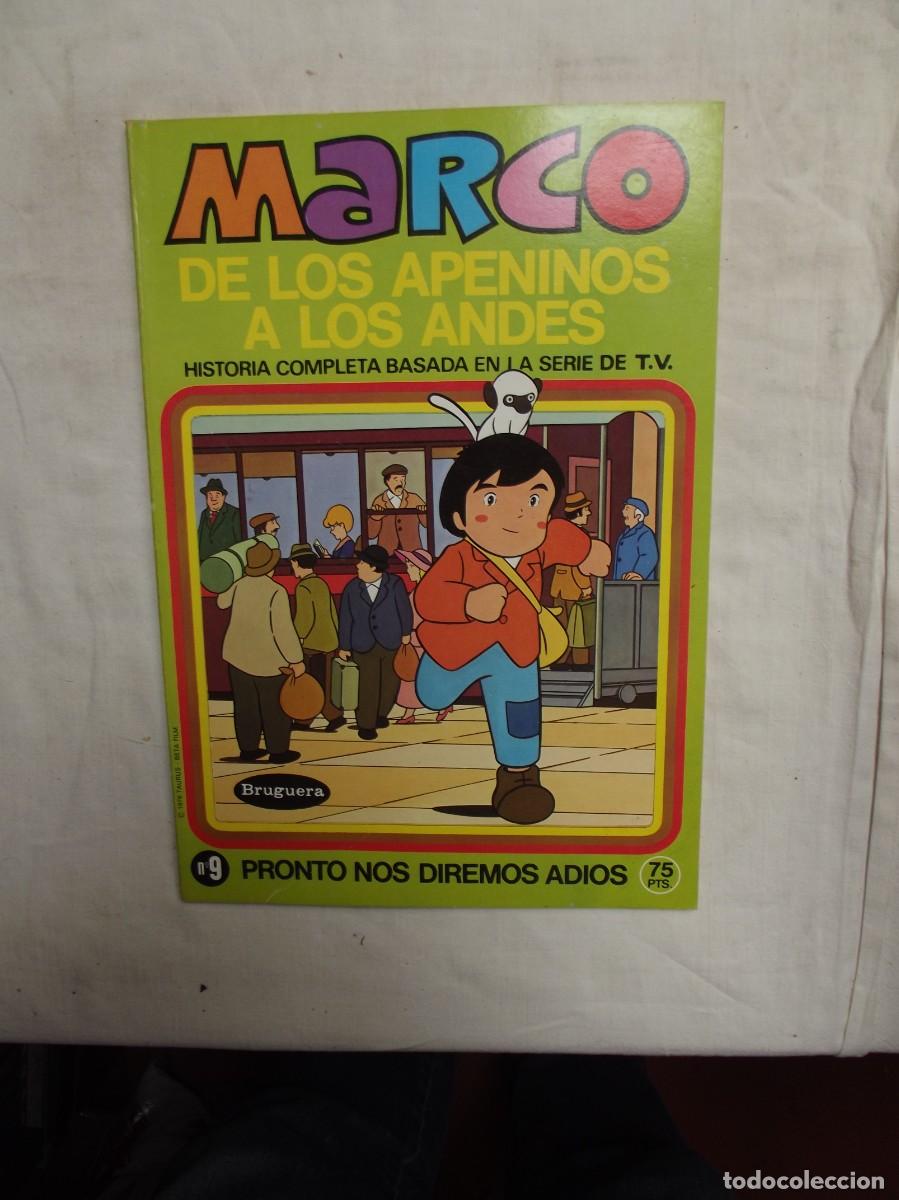 Tebeos: MARCO DE LOS APENINOS A LOS ANDES N&ordm; 9 PRONTO NOS DIREMOS ADIOS