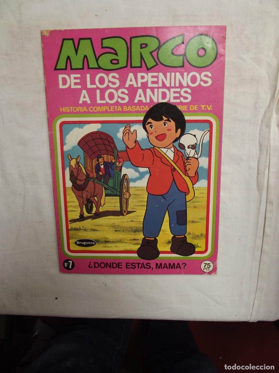 Tebeos: MARCO DE LOS APENINOS A LOS ANDES N&ordm; 7 &iquest; DONDE ESTAS , MAMA ?