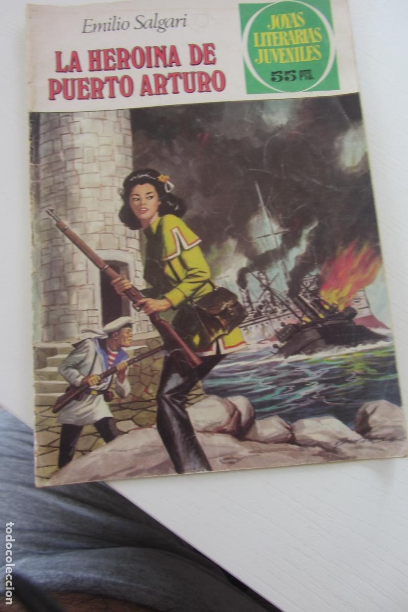 Tebeos: JOYAS LITERARIAS JUVENILES n&ordm; 236 1981 LA HEROINA DE PUERTO ARTURO 1&ordf; Edici&oacute;n 55 PTS ARX379