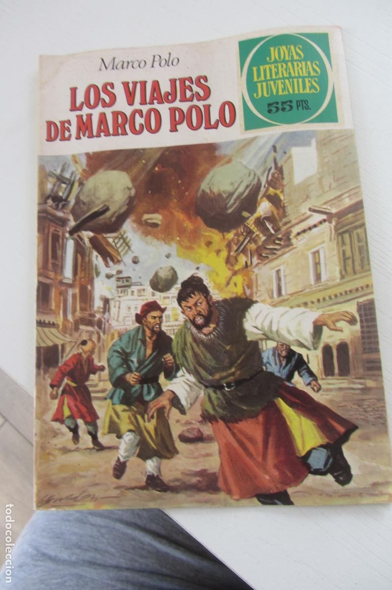 Tebeos: JOYAS LITERARIAS JUVENILES N&ordm; 166 LOS VIAJES DE MARCO POLO BRUGUERA ARX379