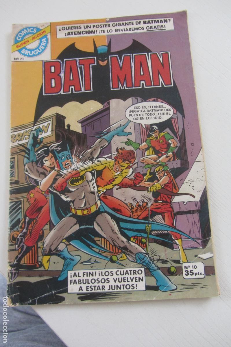 Tebeos: COMICS BRUGUERA BATMAN N&ordm; 10 - SUPER ACCI&Oacute;N N&ordm; 71 BRUGUERA ARX22