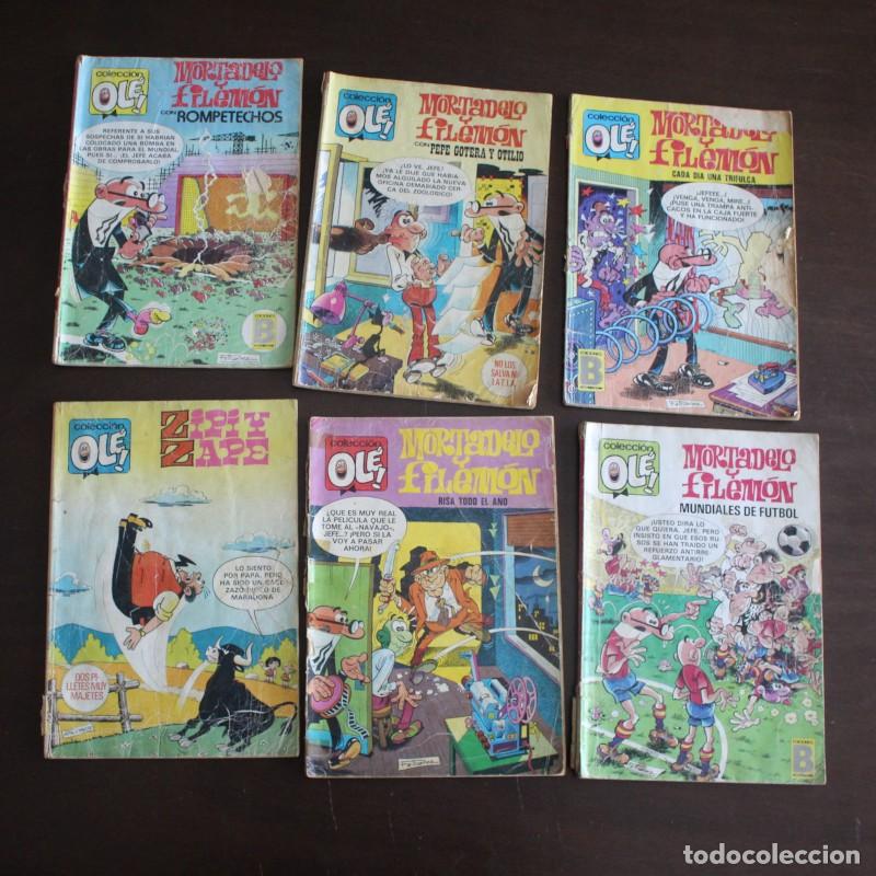 Tebeos: LOTE 6 NUMEROS COLECCI&Oacute;N OLE MORTADELO Y FILEMON ZIPI ZAPE BRUGUERA