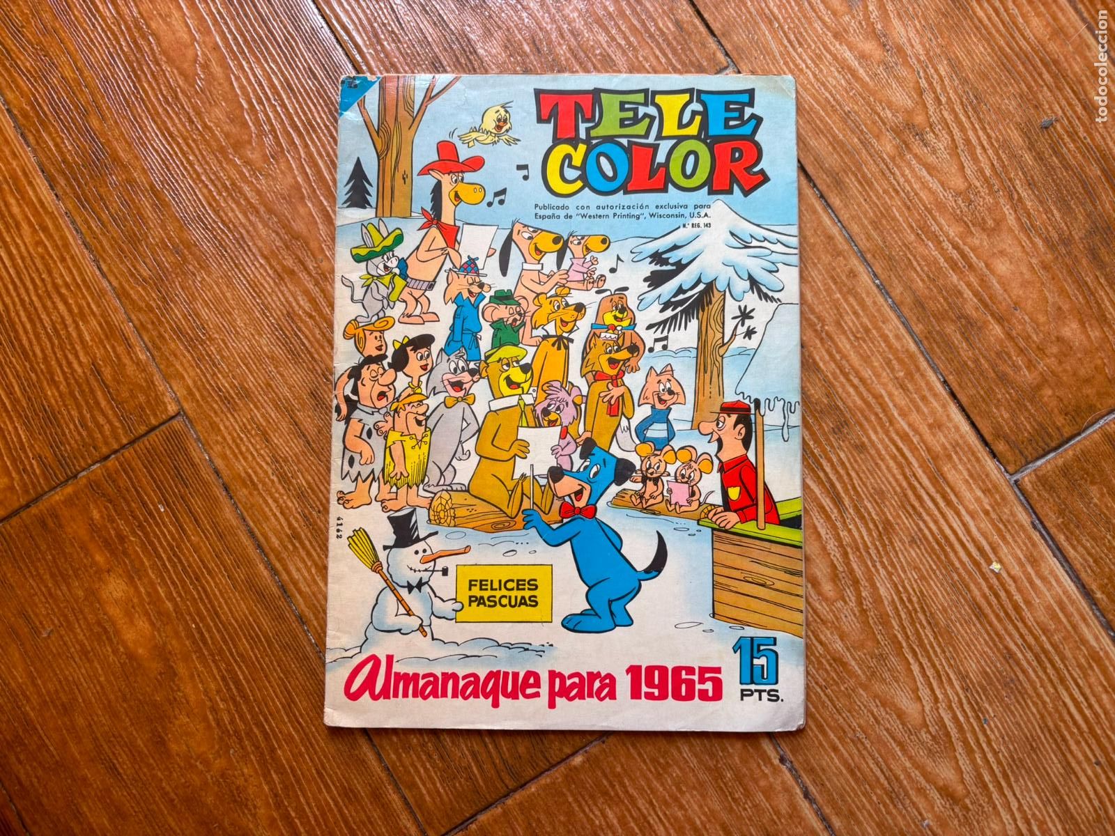 Tebeos: TELE COLOR ALMANAQUE PARA 1965 EDITORIAL BRUGUERA