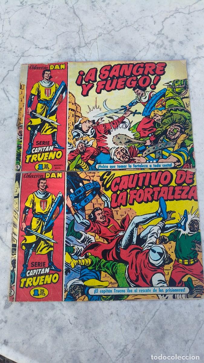 Tebeos: 2 captain trueno ann&eacute;e 60 collection n 1et2