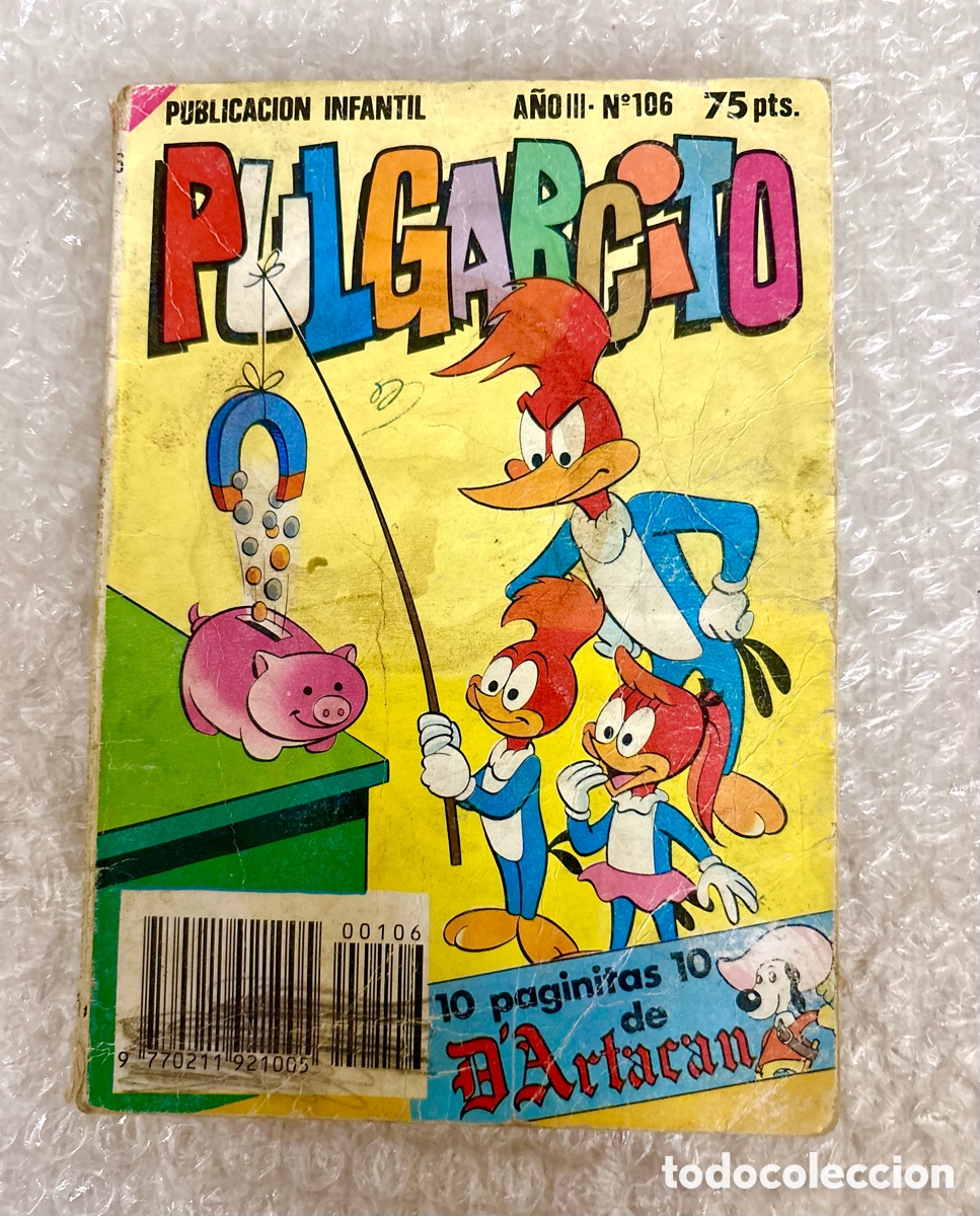 Tebeos: Revista Pulgarcito N&ordm; 106 - Editorial Bruguera (1983) - El P&aacute;jaro Loco / NIMH / D'Artac&aacute;n