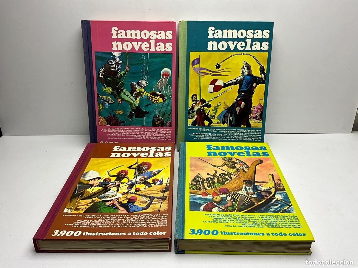Tebeos: LOTE FAMOSAS NOVELAS BRUGUERA: TOMOS I, II, III Y IV