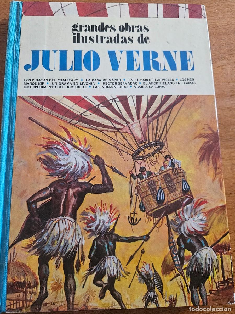 Tebeos: Grandes obras ilustradas de Julio Verne - Bruguera 2&ordf; ed 1982 - Los piratas del Halifax etc