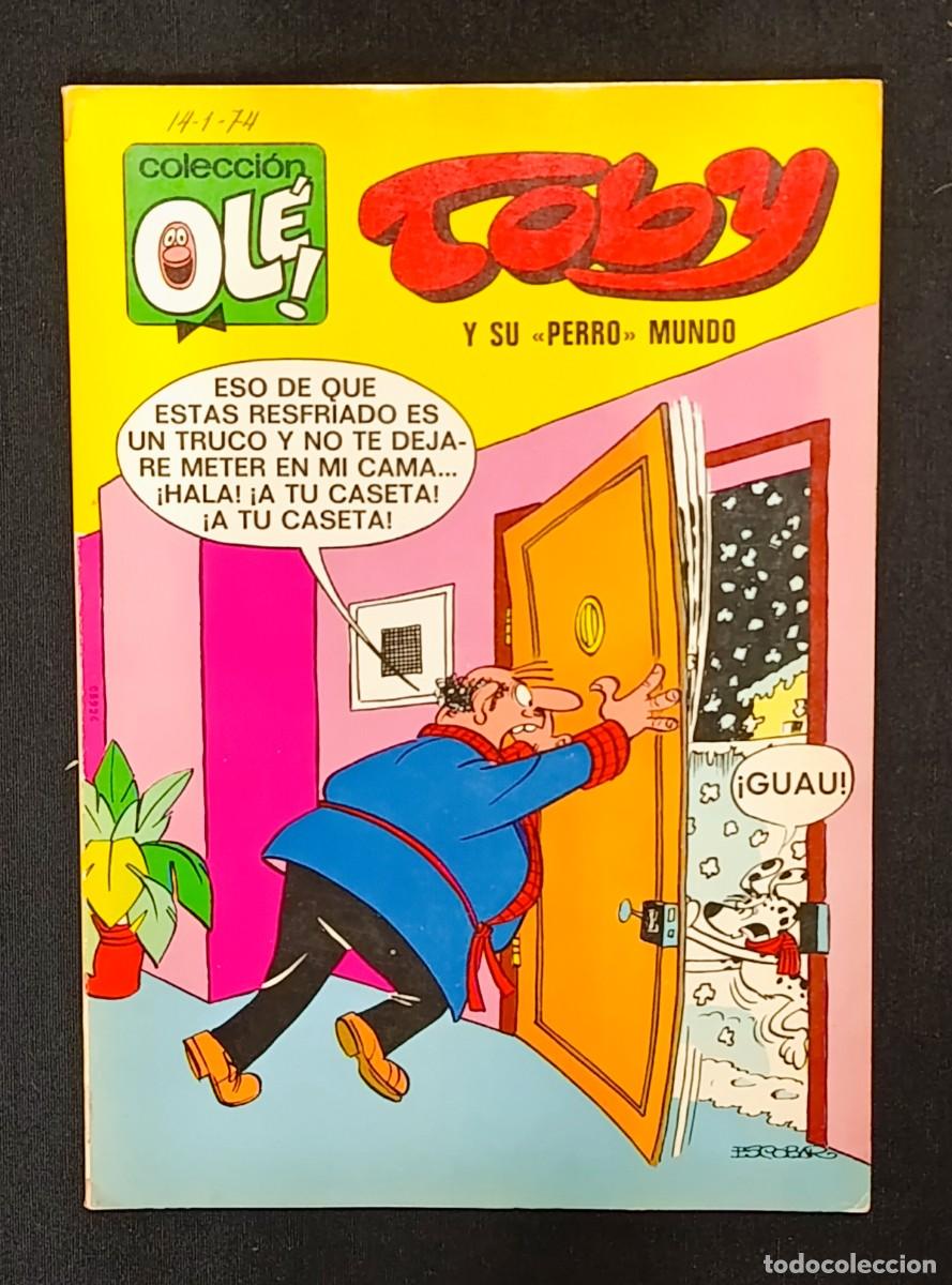 Tebeos: COLECCI&Oacute;N OLE, TOBY Y SU PERRO MUNDO, 1&ordm; EDICION, BRUGERA, A&Ntilde;O 1972, EXCELENTE ESTADO.