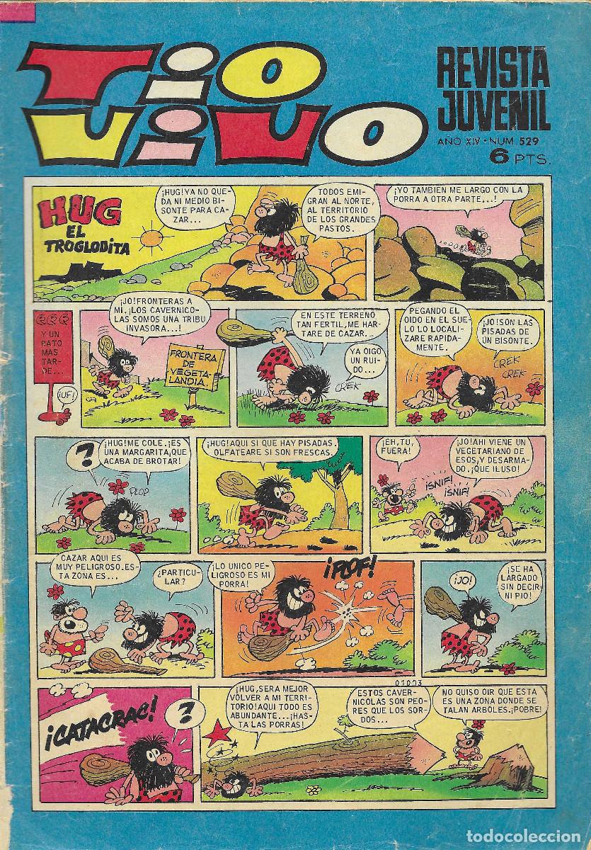 Tebeos: Revista Juvenil TIO VIVO N&ordm; 529