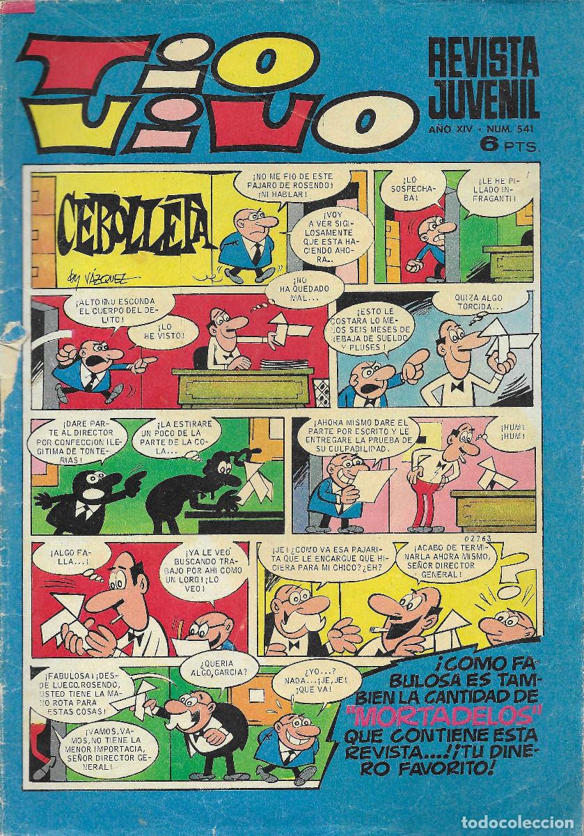 Tebeos: Revista Juvenil TIO VIVO. N&ordm; 541