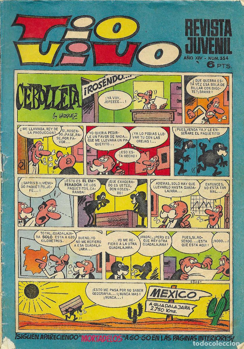 Tebeos: Revista Juvenil TIO VIVO. N&ordm; 554