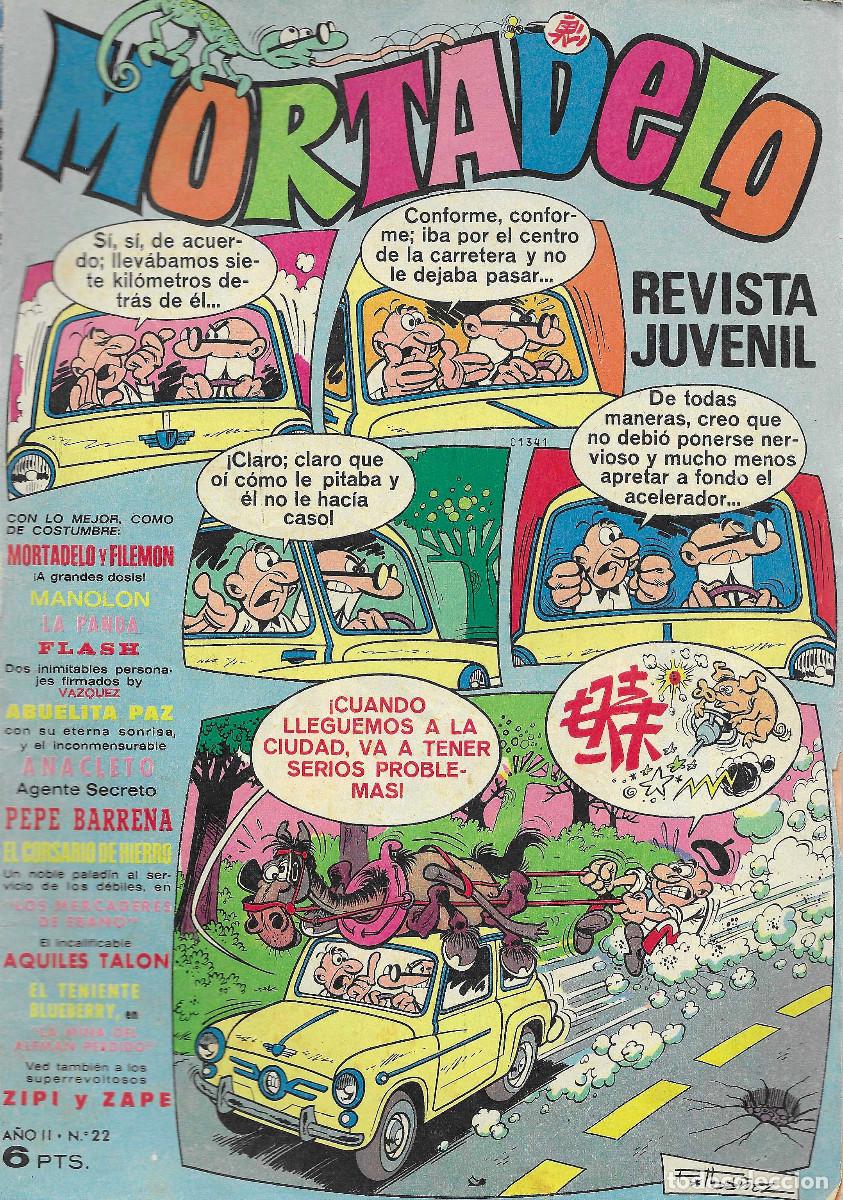 Tebeos: Revista Juvenil MORTADELO. N&ordm; 22