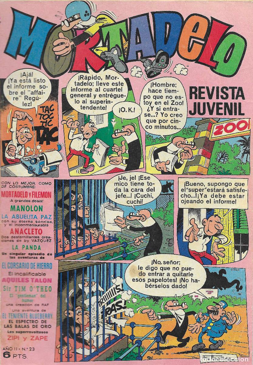 Tebeos: Revista Juvenil MORTADELO. N&ordm; 23