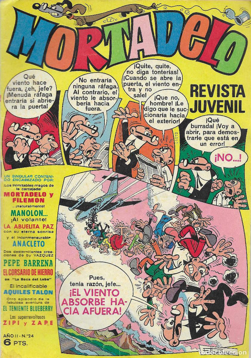 Tebeos: Revista Juvenil MORTADELO. N&ordm; 24