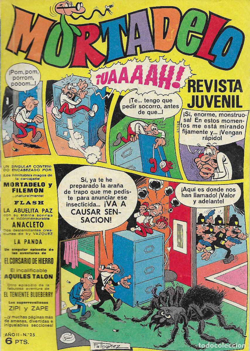 Tebeos: Revista Juvenil MORTADELO. N&ordm; 25