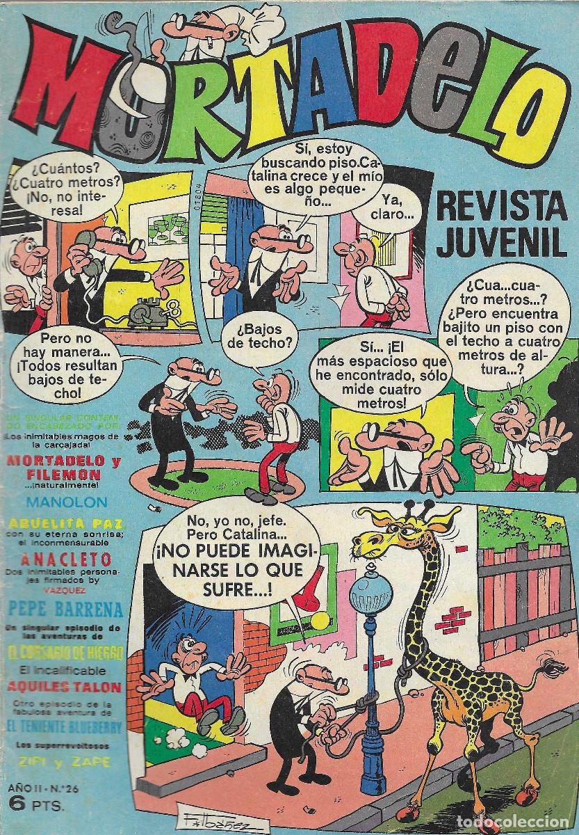 Tebeos: Revista Juvenil MORTADELO. N&ordm; 26