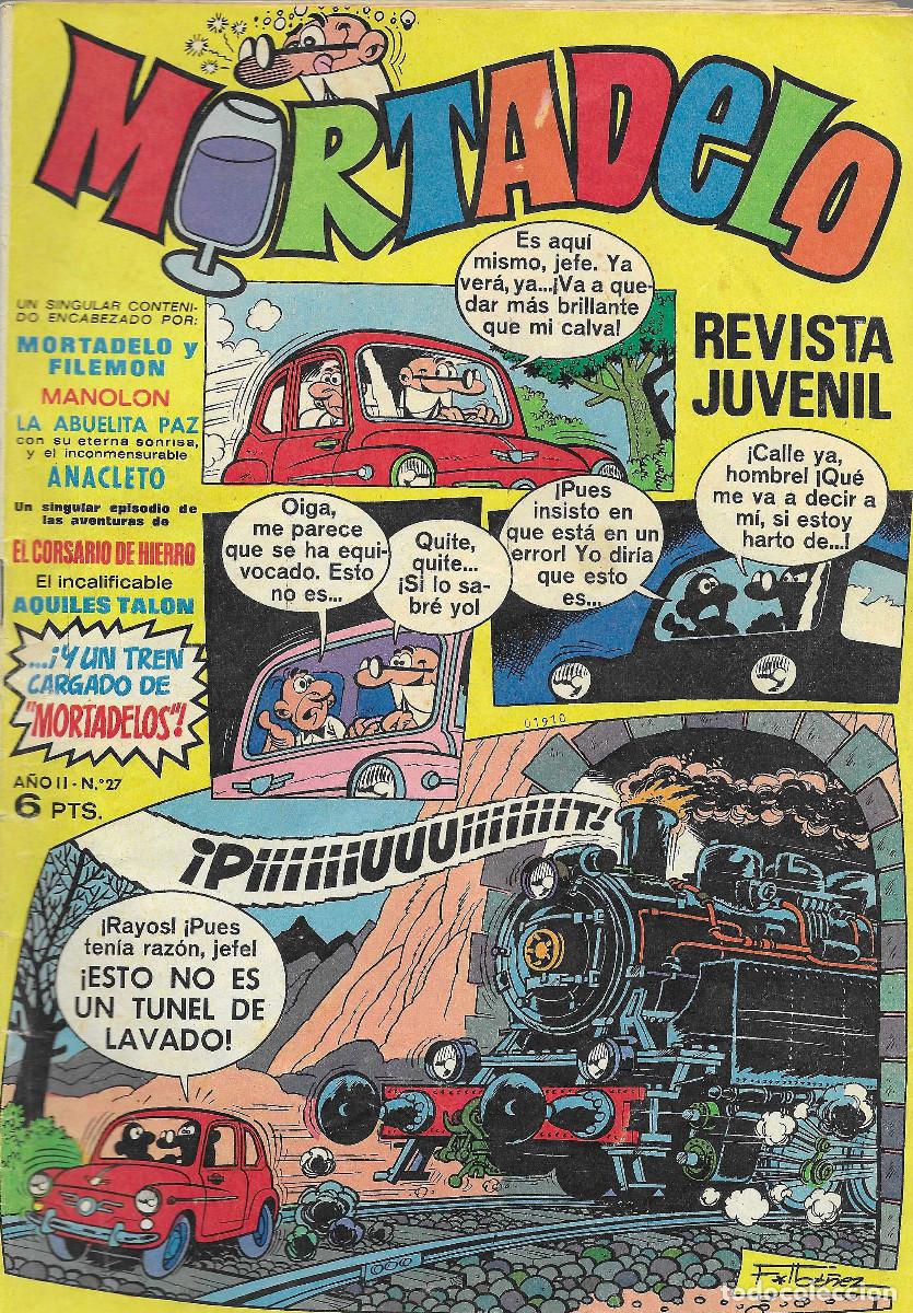 Tebeos: Revista Juvenil MORTADELO. N&ordm; 27