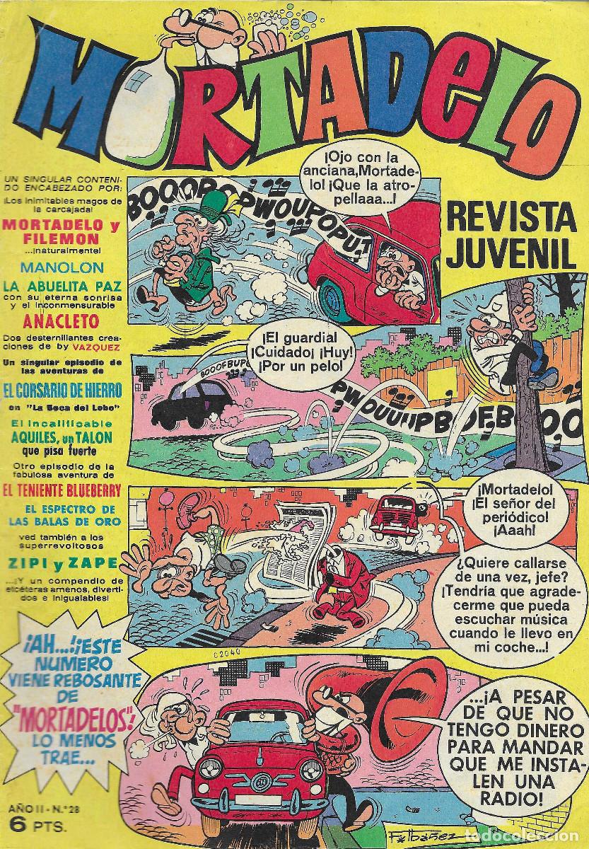 Tebeos: Revista Juvenil MORTADELO. N&ordm; 28