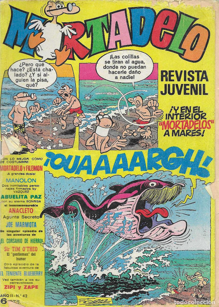 Tebeos: Revista Juvenil MORTADELO. N&ordm; 42