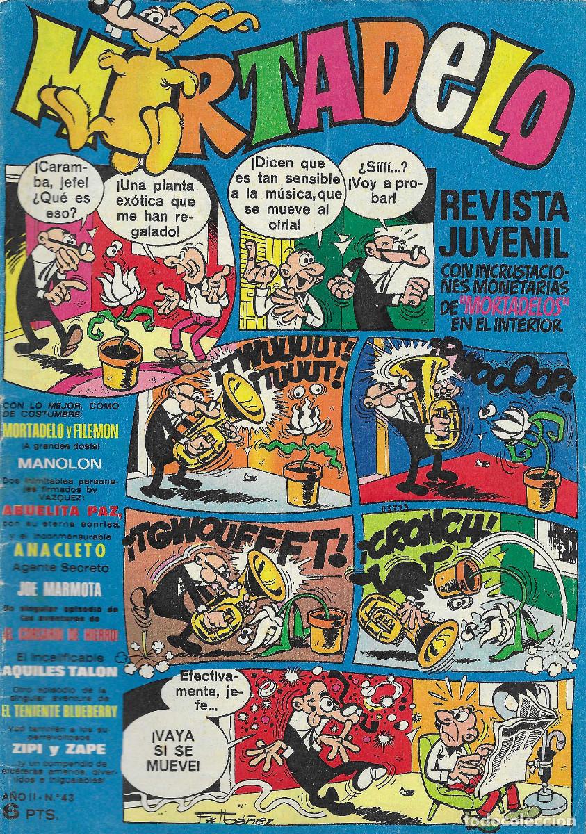 Tebeos: Revista Juvenil MORTADELO. N&ordm; 43