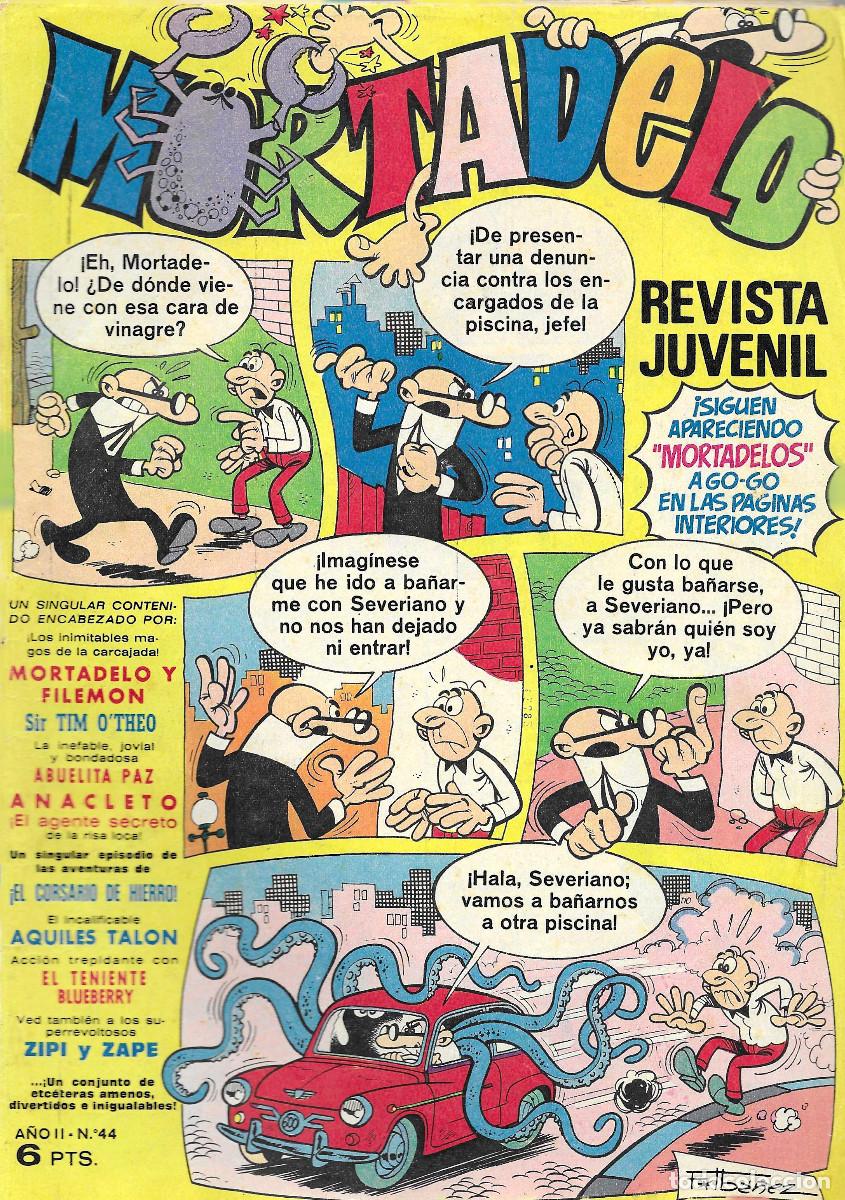 Tebeos: Revista Juvenil MORTADELO. N&ordm; 44