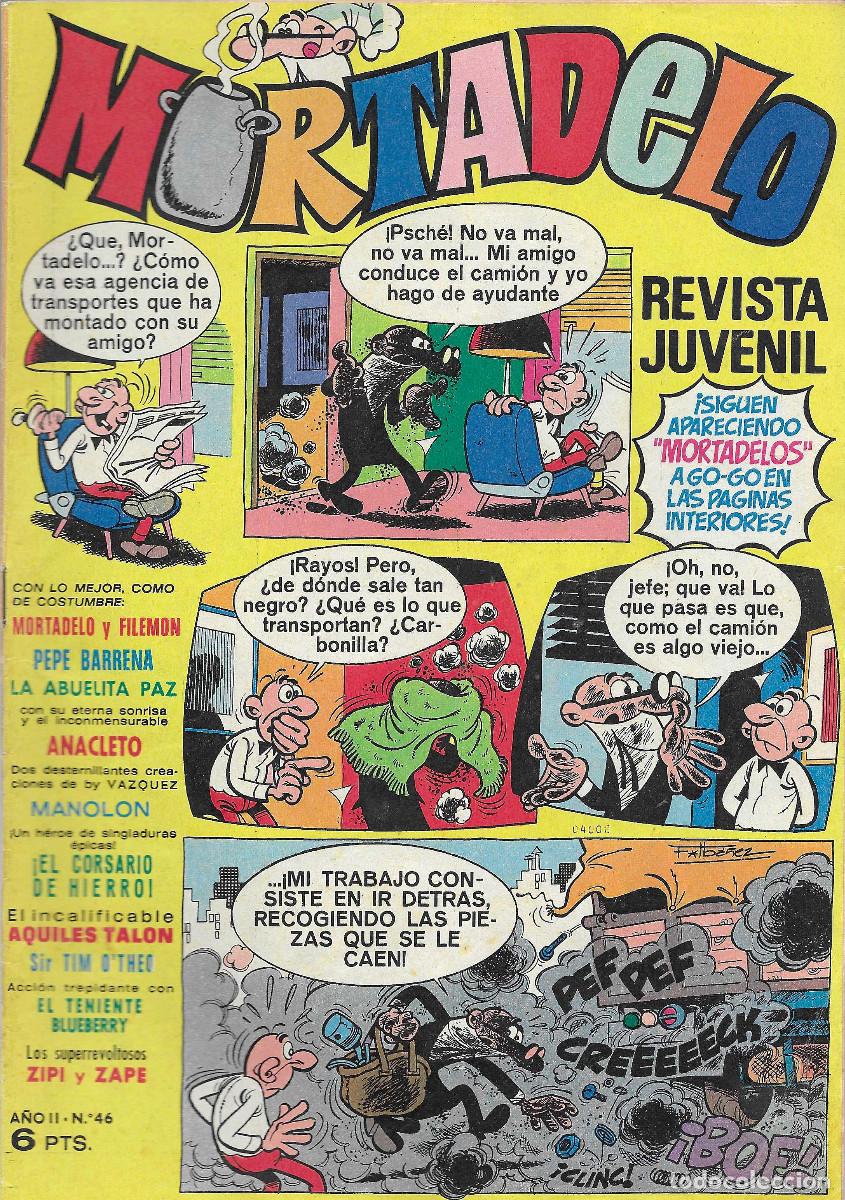 Tebeos: Revista Juvenil MORTADELO. N&ordm; 46