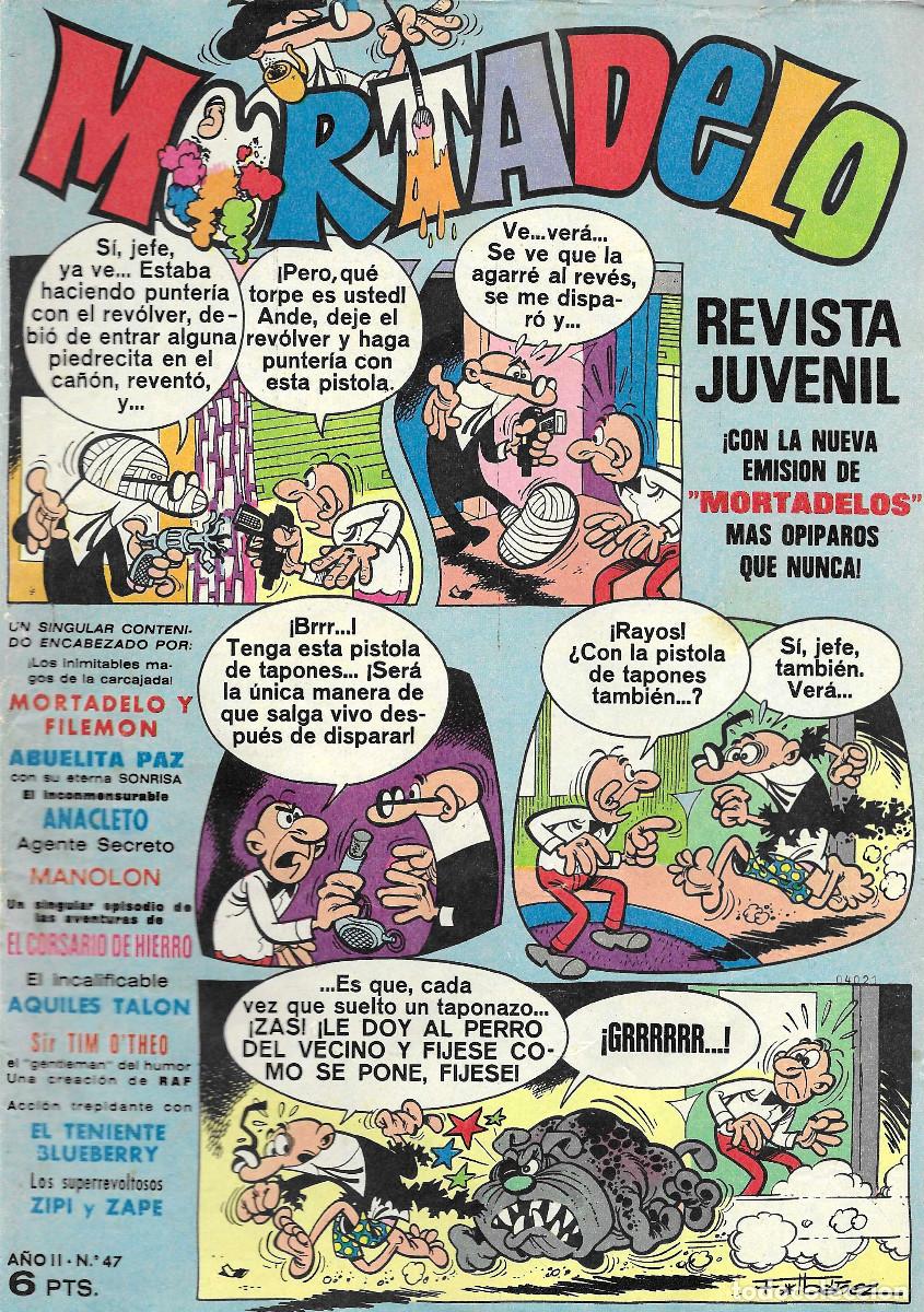 Tebeos: Revista Juvenil MORTADELO. N&ordm; 47