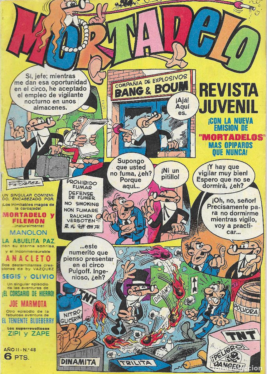 Tebeos: Revista Juvenil MORTADELO. N&ordm; 48
