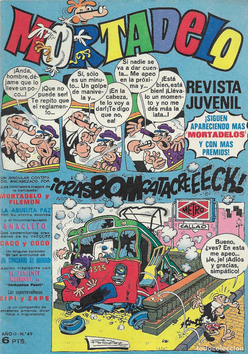 Tebeos: Revista Juvenil MORTADELO. N&ordm; 49