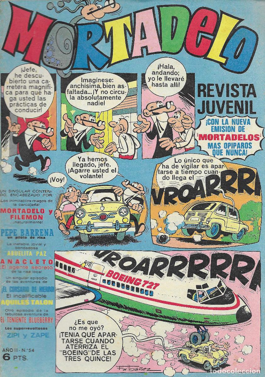 Tebeos: Revista Juvenil MORTADELO. N&ordm; 54
