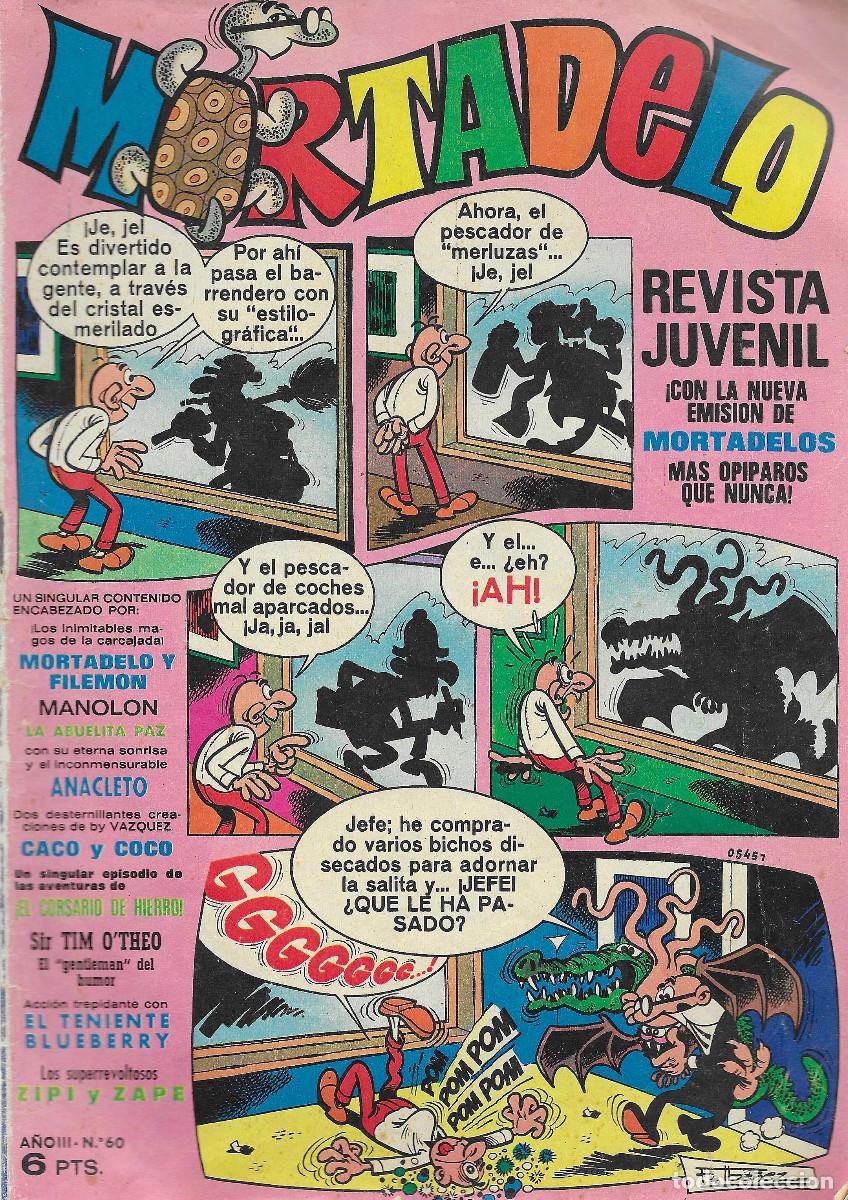 Tebeos: Revista Juvenil MORTADELO. N&ordm; 60