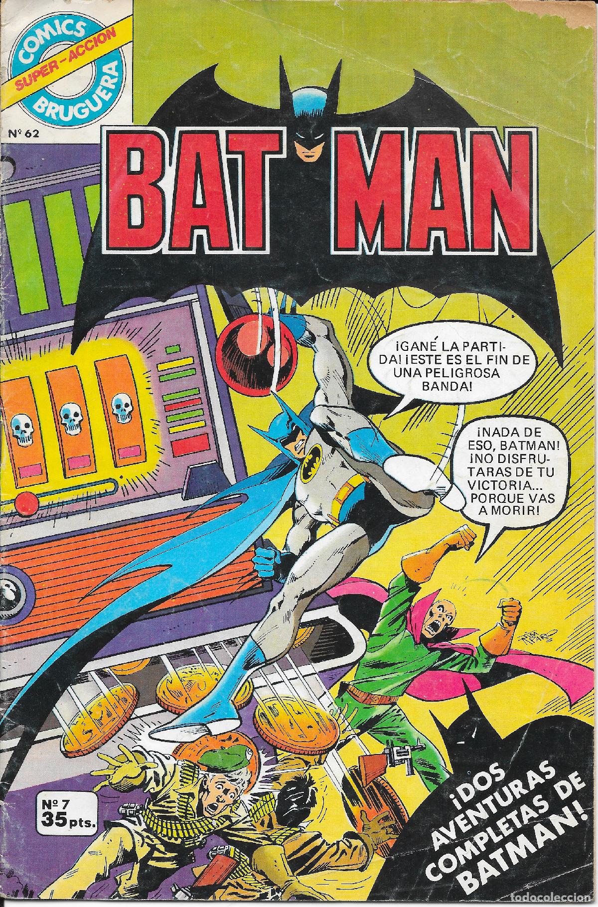 Tebeos: Batman. n&ordm; 7. Comics Bruguera n&ordm; 62 Barcelona - 1979