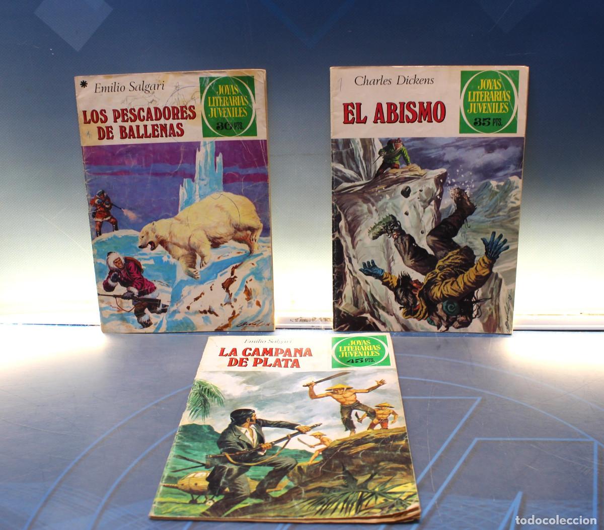 Tebeos: Joyas Literarias Juveniles. Bruguera, 1978-79. N&ordm; 189, 218, 224.