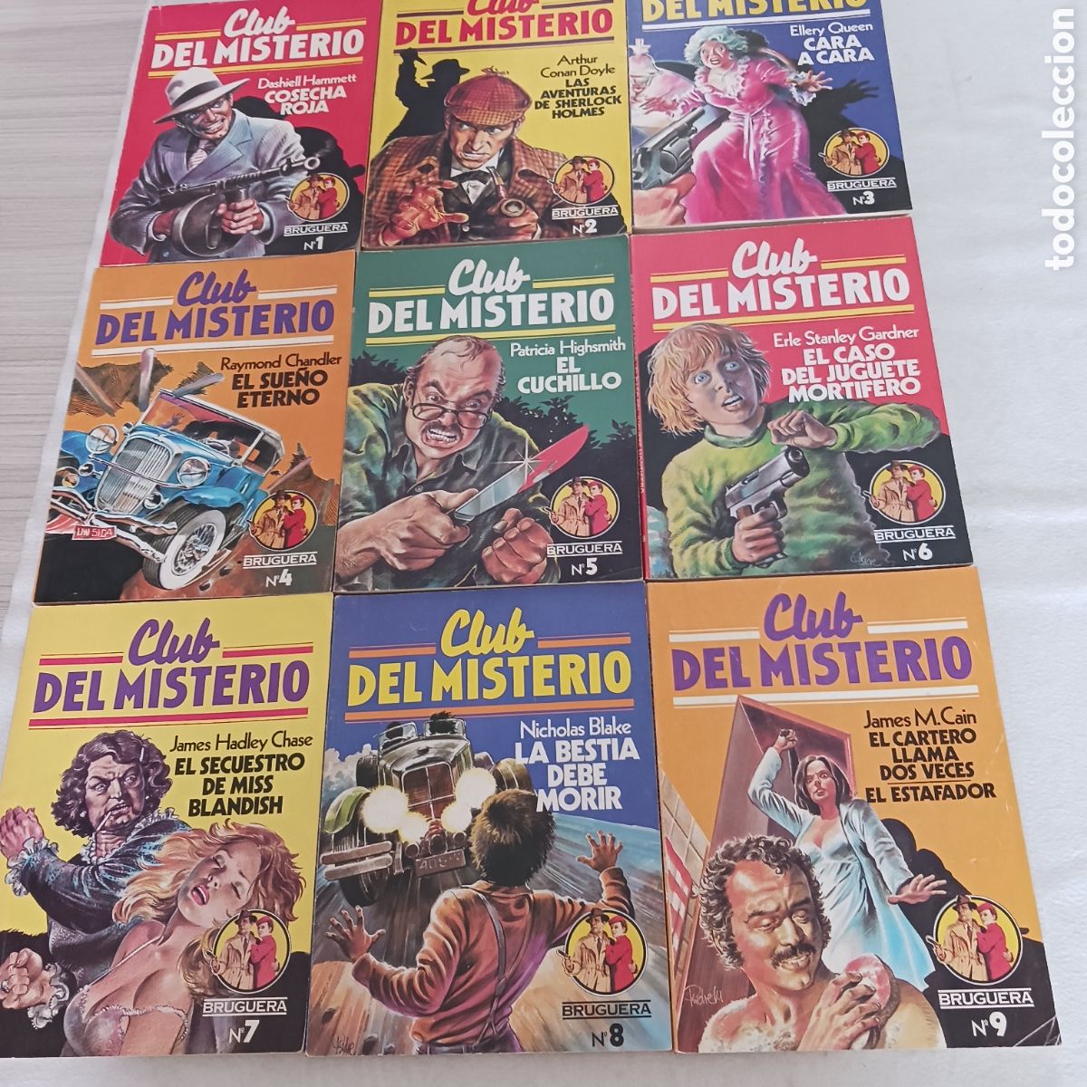 Tebeos: 9 vol Club Del Misterio Bruguera de 1981