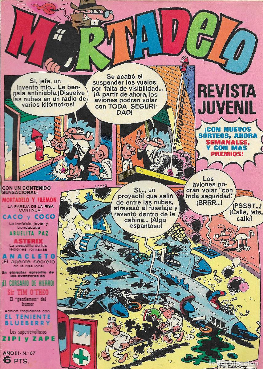 Tebeos: Revista Juvenil MORTADELO. N&ordm; 67