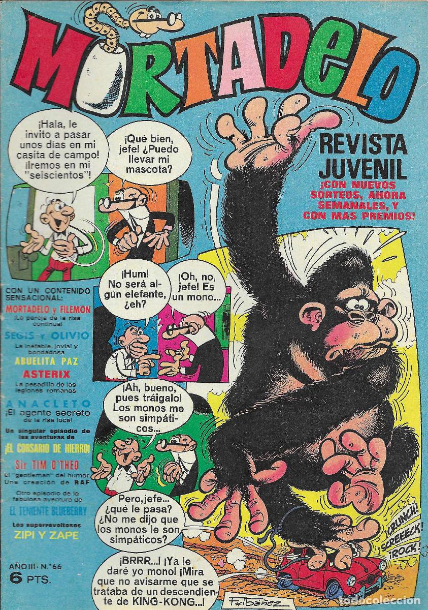 Tebeos: Revista Juvenil MORTADELO. N&ordm; 66