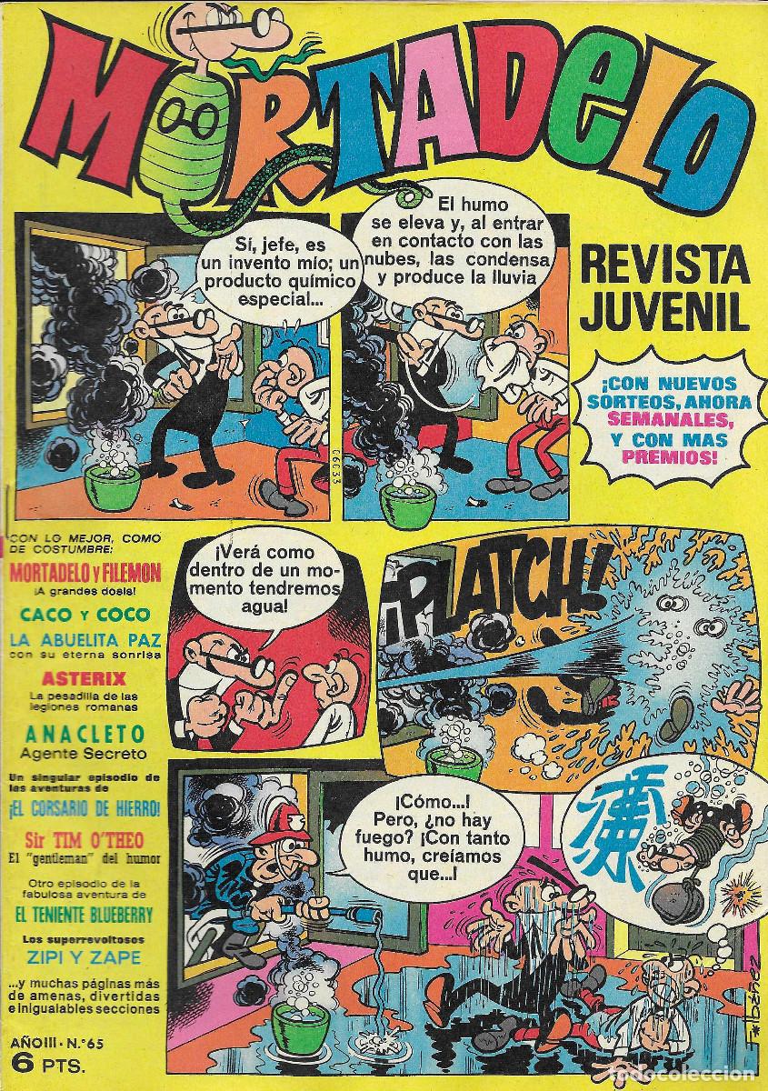 Tebeos: Revista Juvenil MORTADELO. N&ordm; 65