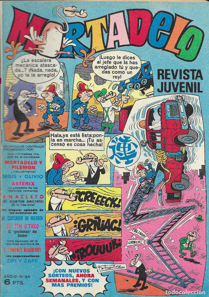 Tebeos: Revista Juvenil MORTADELO. N&ordm; 64