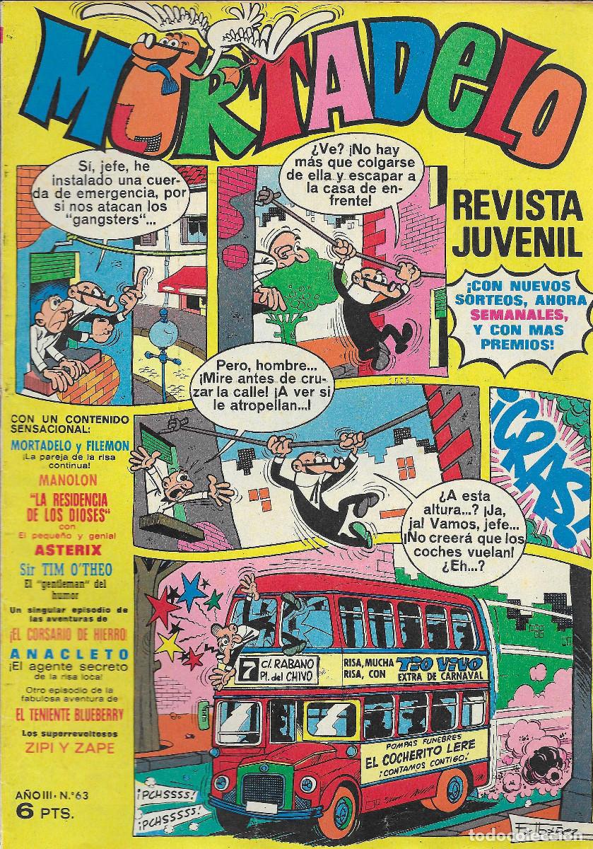 Tebeos: Revista Juvenil MORTADELO. N&ordm; 63