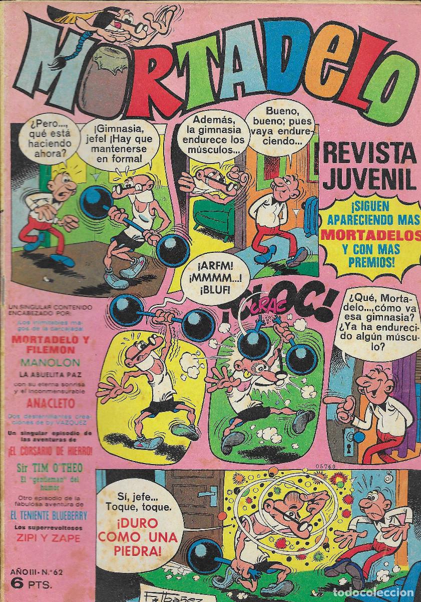 Tebeos: Revista Juvenil MORTADELO. N&ordm; 62