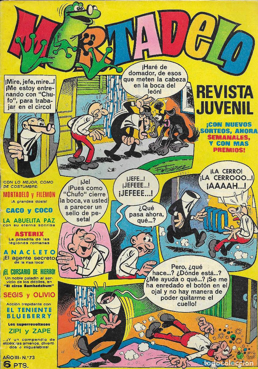 Tebeos: Revista Juvenil MORTADELO. N&ordm; 73
