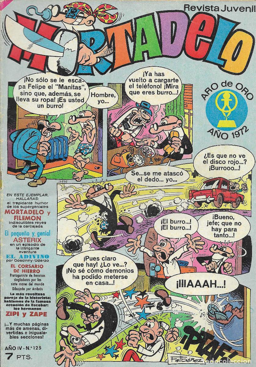 Tebeos: Revista Juvenil MORTADELO. N&ordm; 125