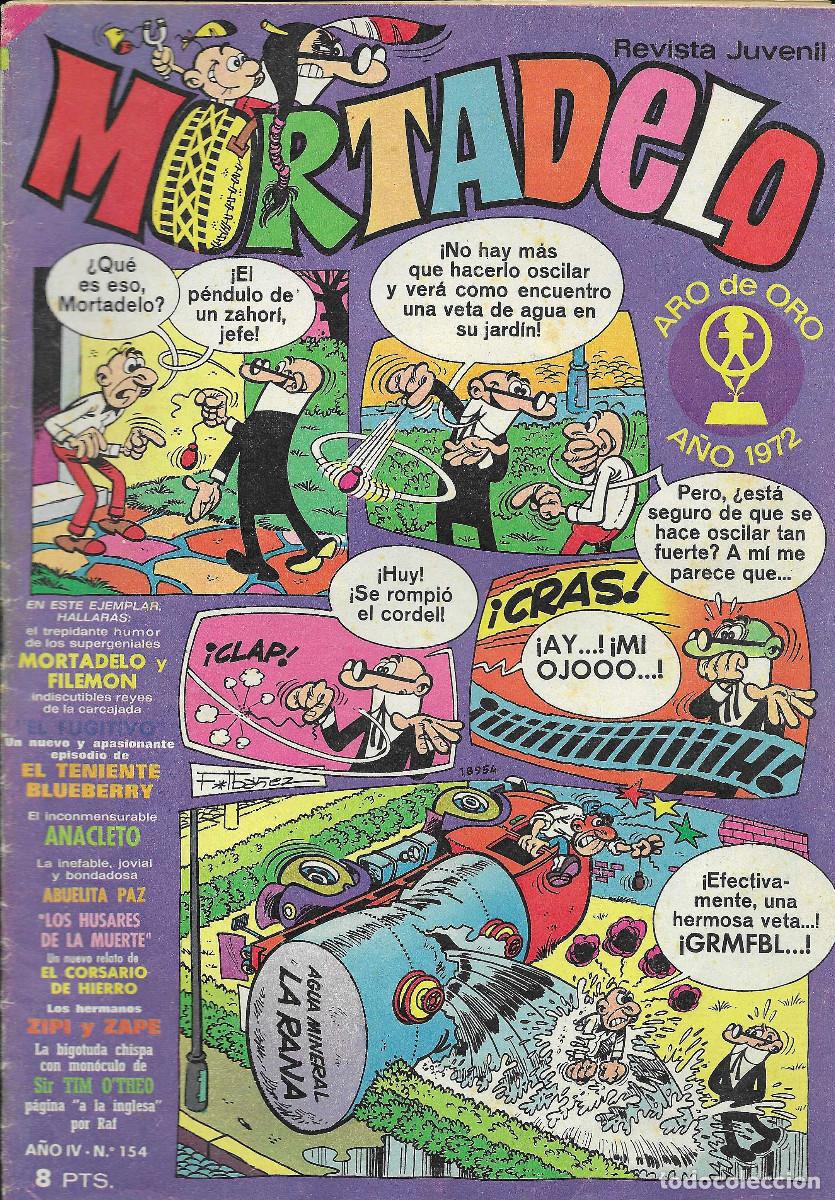 Tebeos: Revista Juvenil MORTADELO. N&ordm; 154